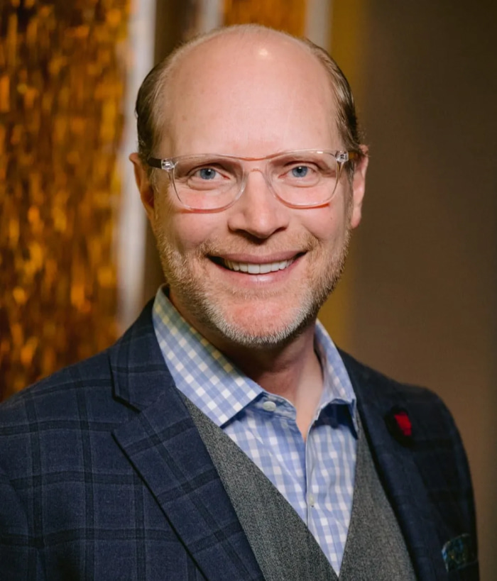 Our team member Mark is smiling 