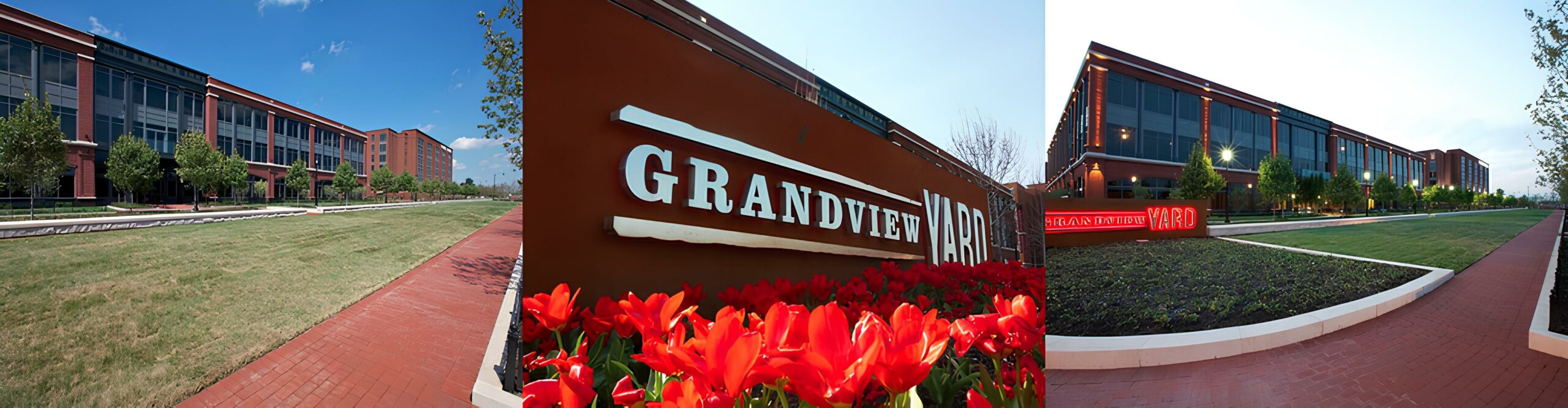 Grandview yard photo collage