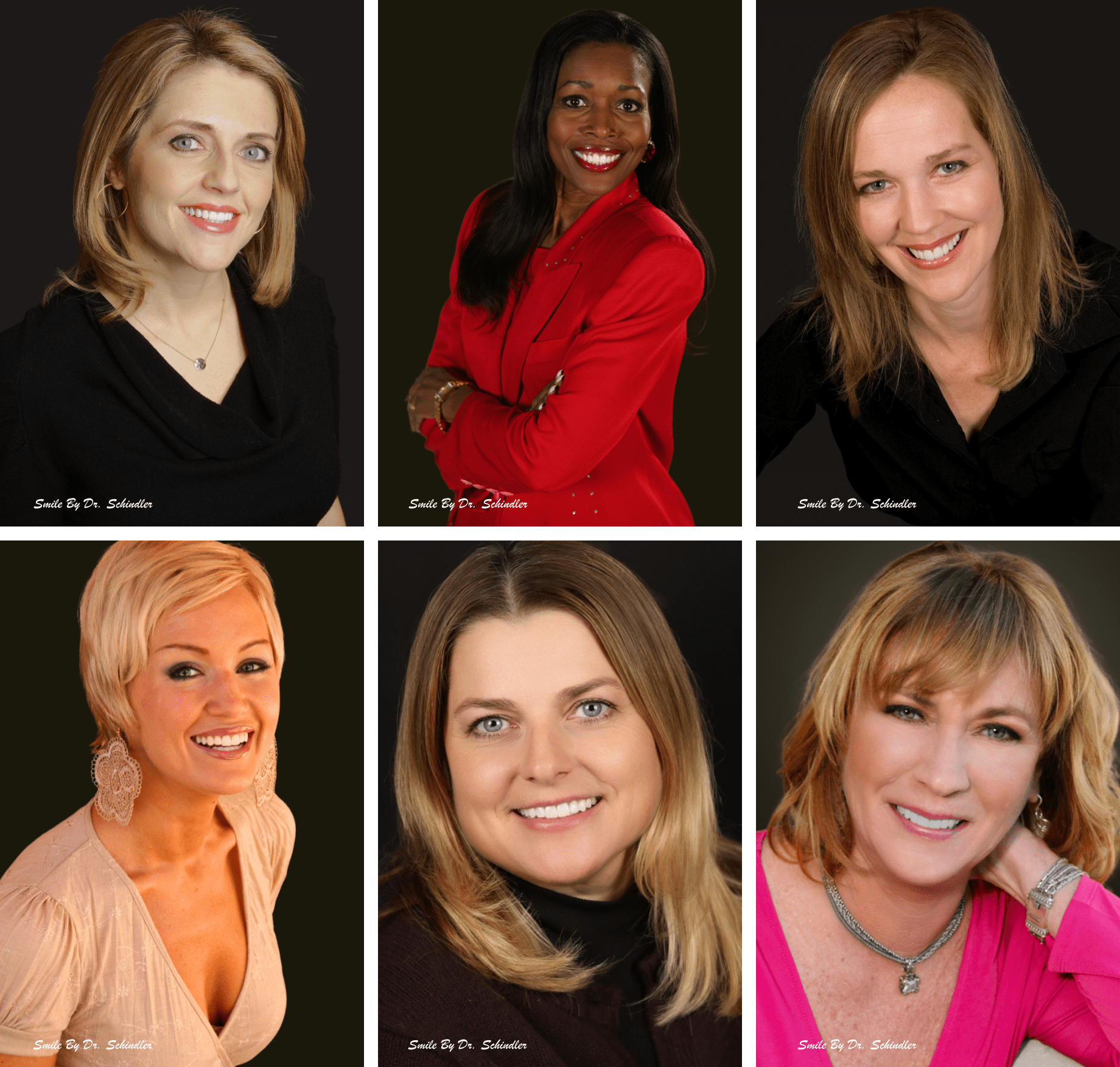 Our client smiles collage